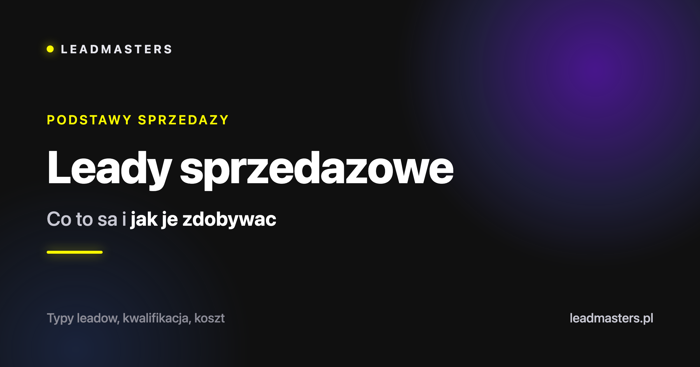 Leady sprzedażowe Leady sprzedażowe