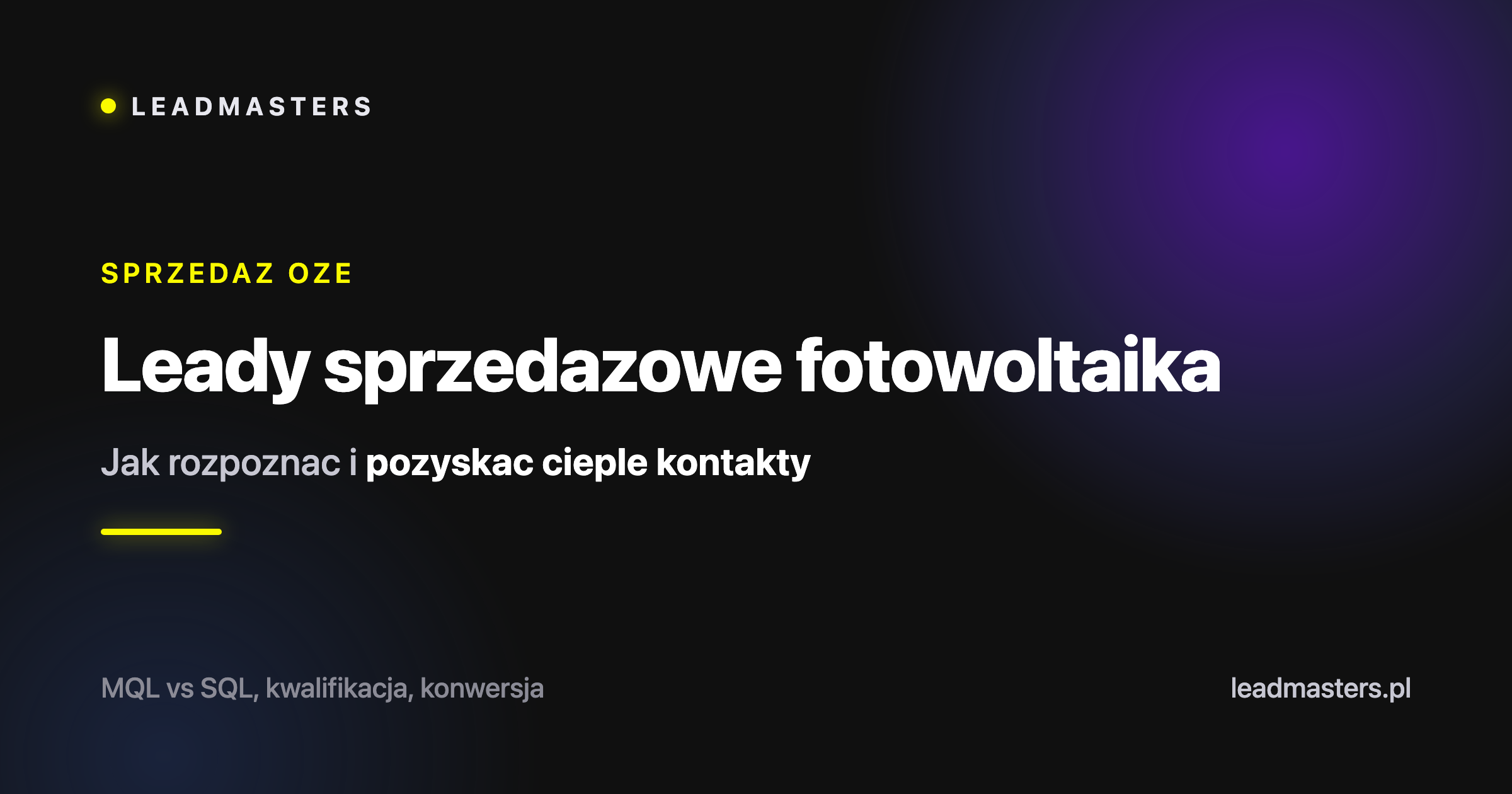 Leady sprzedażowe fotowoltaika Leady sprzedażowe fotowoltaika